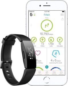 fitbit hr fitness tracker