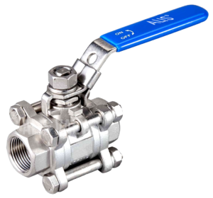 3 piece screwed ball valve