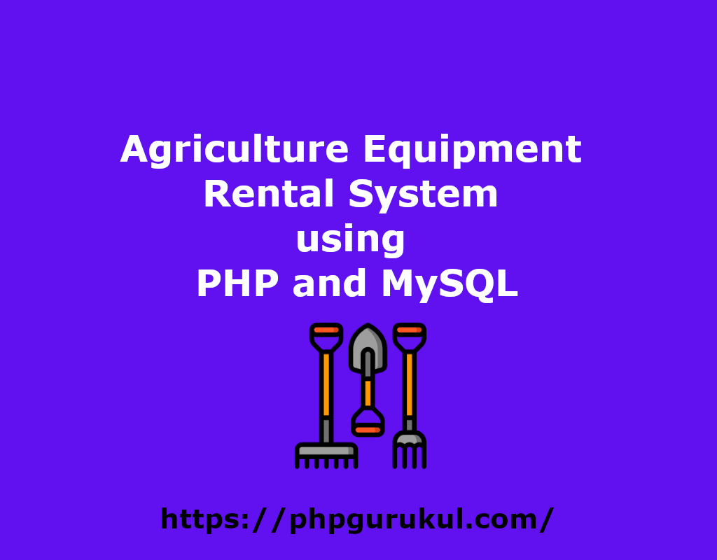Agriculture Equipment Rental System