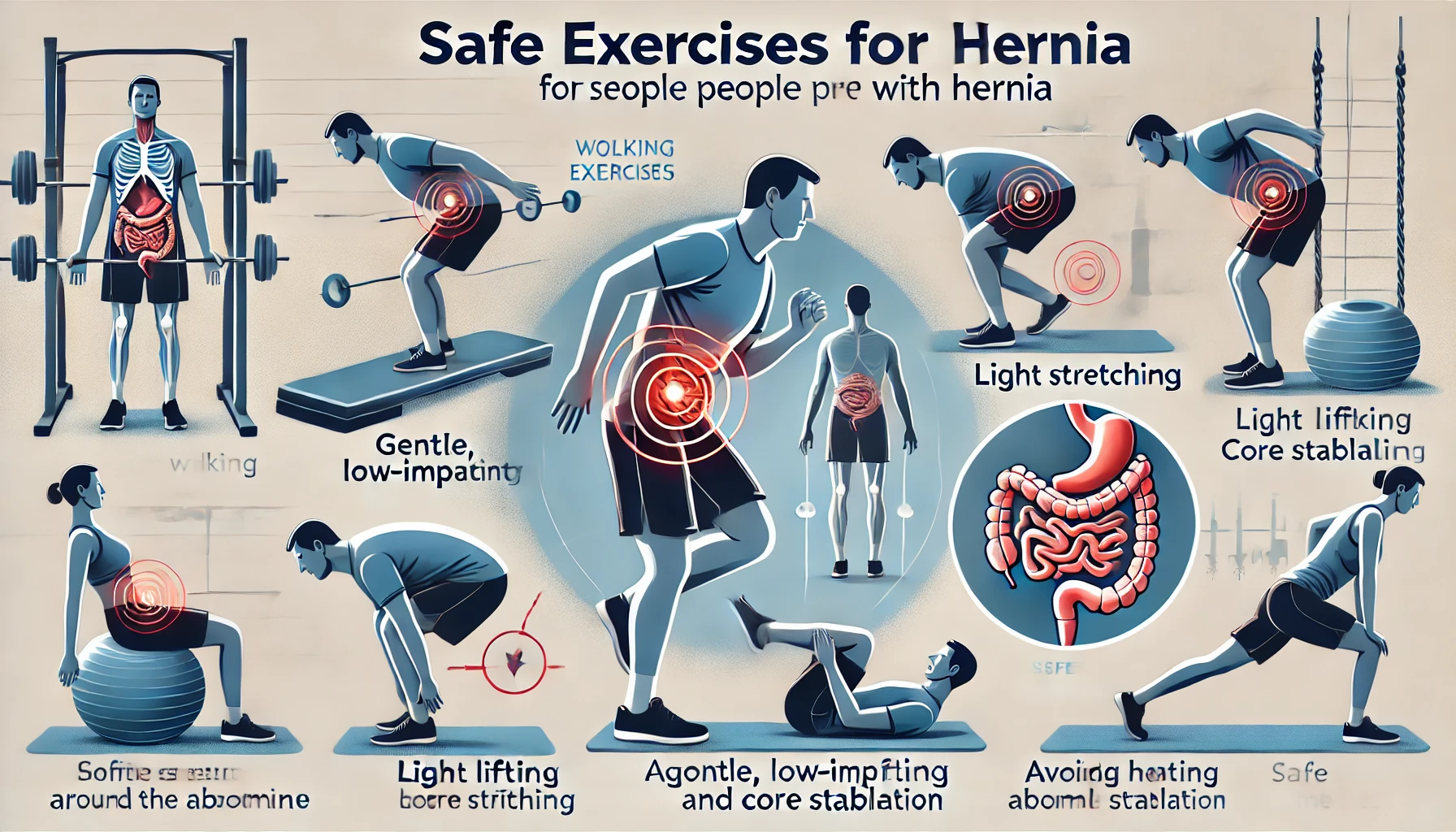 How to Exercise Safely with a Hernia