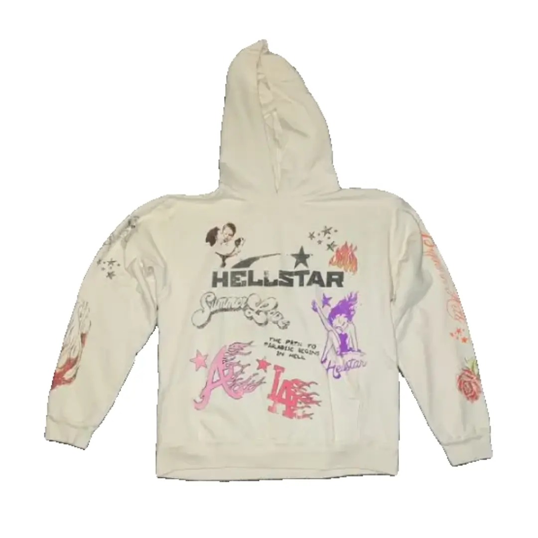 Black-White-I-Love-Hellstar-Summer-Love-Hoodies