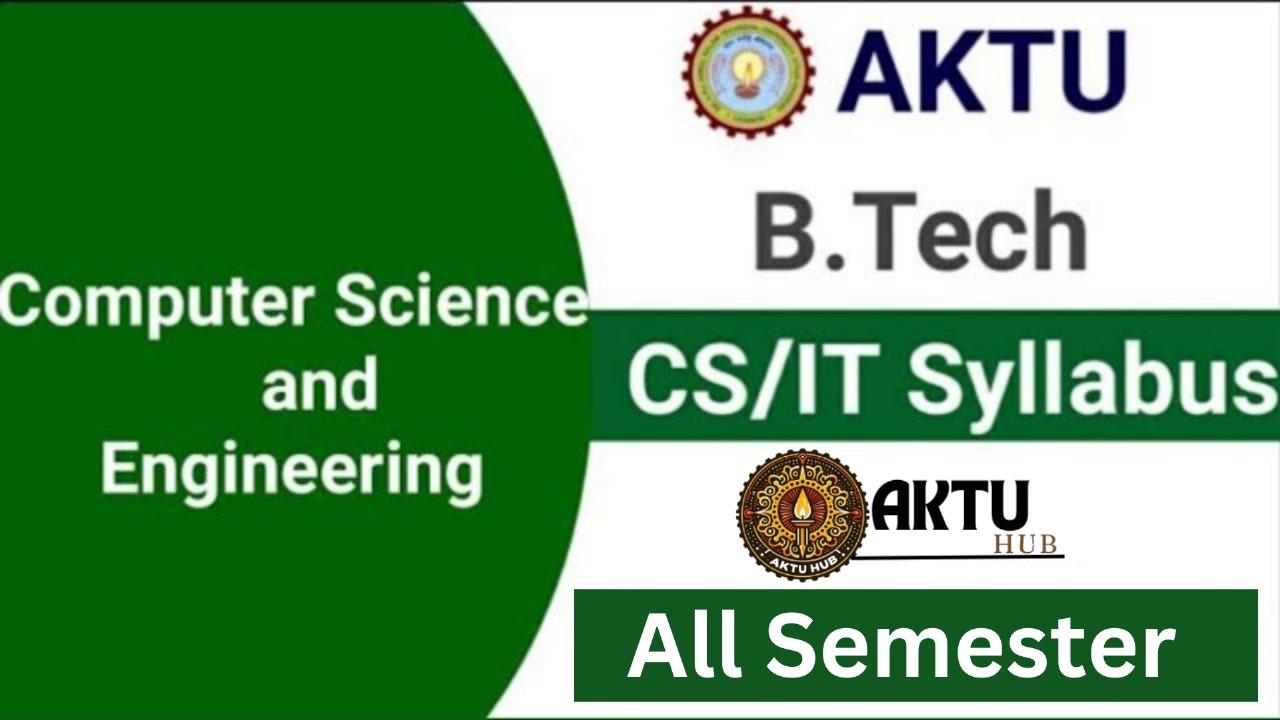 BTech CSE 1st year syllabus