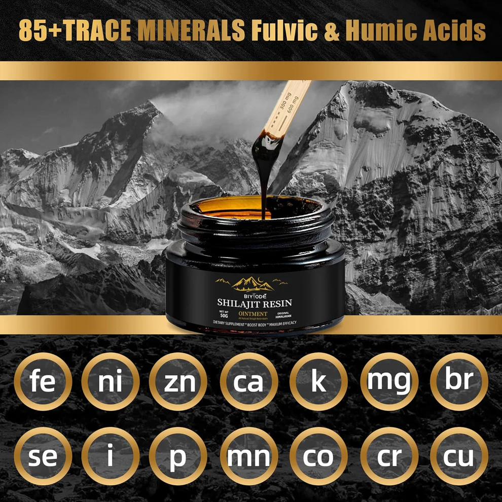 🛡️ Immunity & Anti-Aging Benefits – Rich in antioxidants and minerals that support the immune system, slow down aging, and promote cellular regeneration. 🌿 100% Natural & Lab-Tested – Free from additives, fillers, and heavy metals. Sustainably sourced and tested for purity and potency to ensure safe daily use.