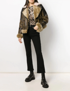 Distressed Leather Jacket