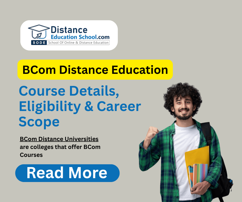 bcom distance education