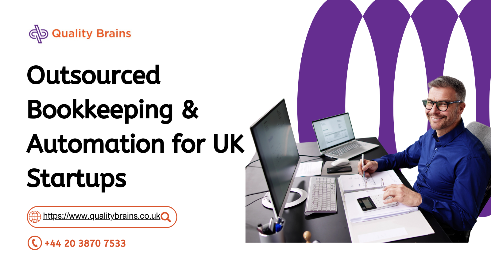 Outsourced Bookkeeping & Automation for UK Startups blog banner