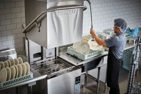 Commercial dishwashers