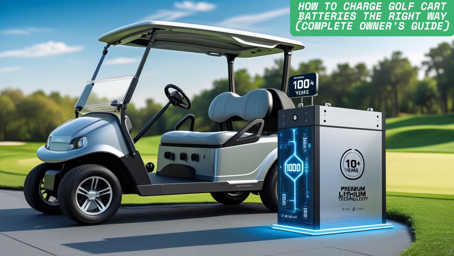 How to Charge Golf Cart Batteries