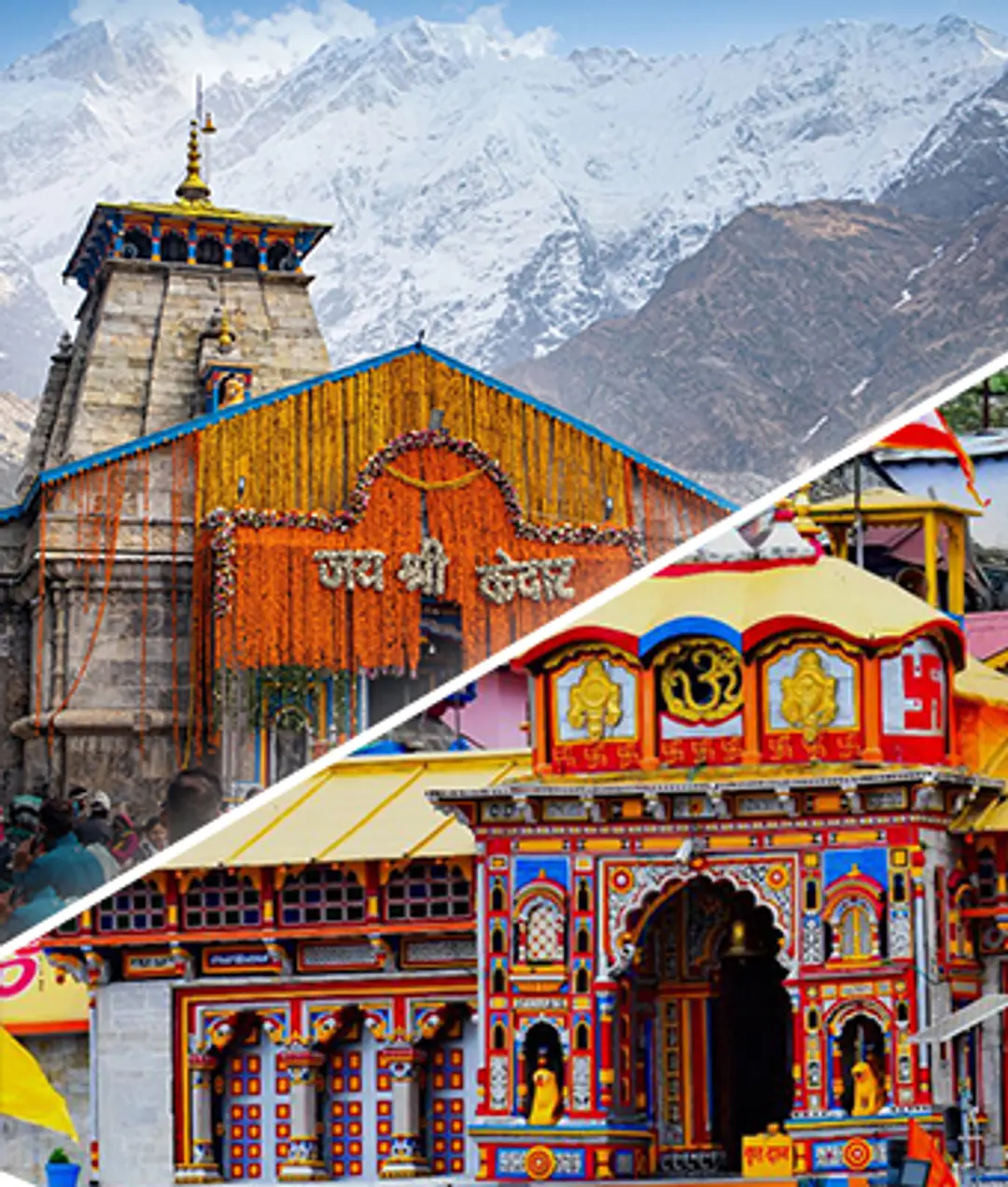 Kedarnath And Baadrinath Temple Do Dham