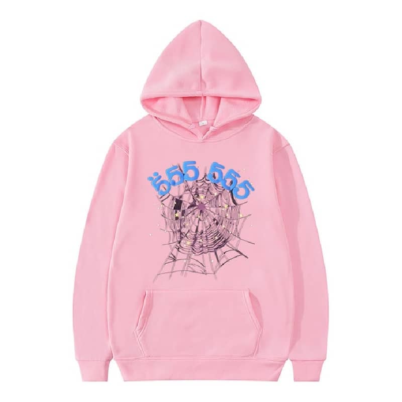 Sp5der 555555 Hoodie – Pink