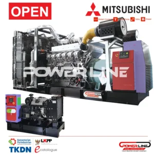 genset mitsubishi open powerline