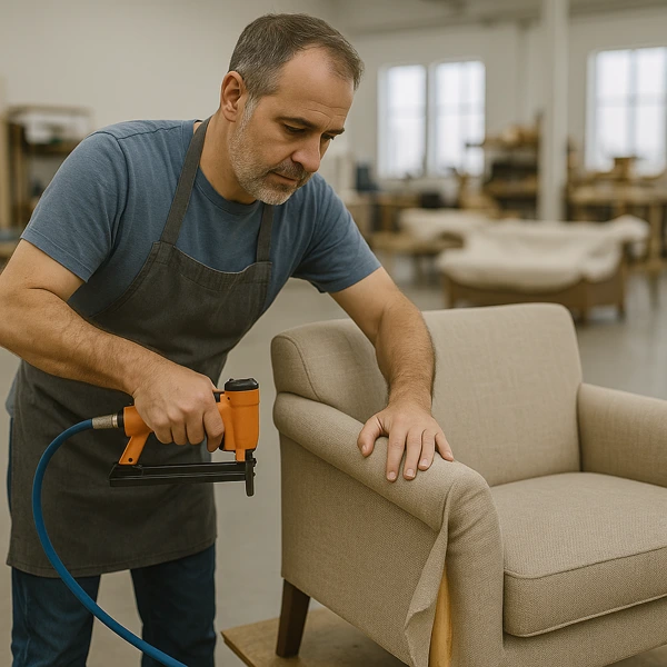 Upholstery sofa work in dubai