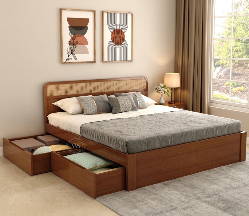 double bed design