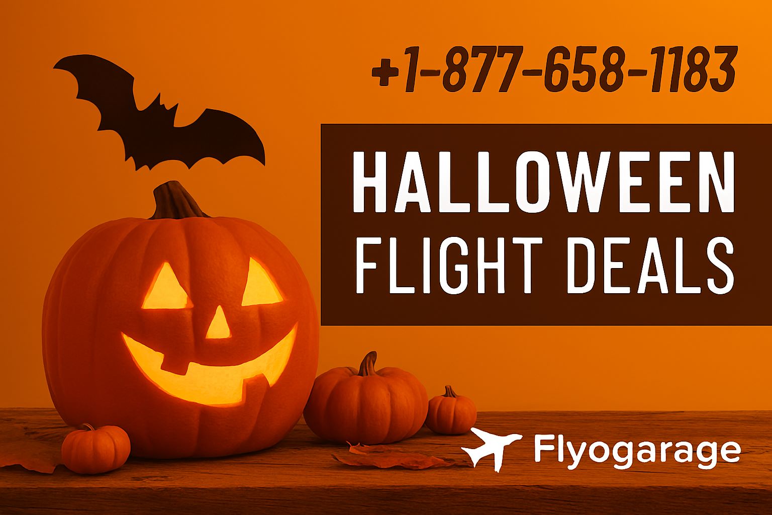 +1-877-658-1183 | Halloween Flight Deals | FlyoGarage