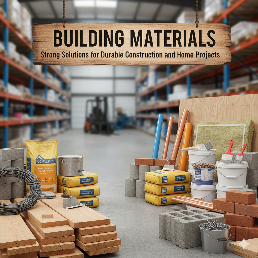 Building Materials: Strong Solutions for Durable Construction and Home Projects