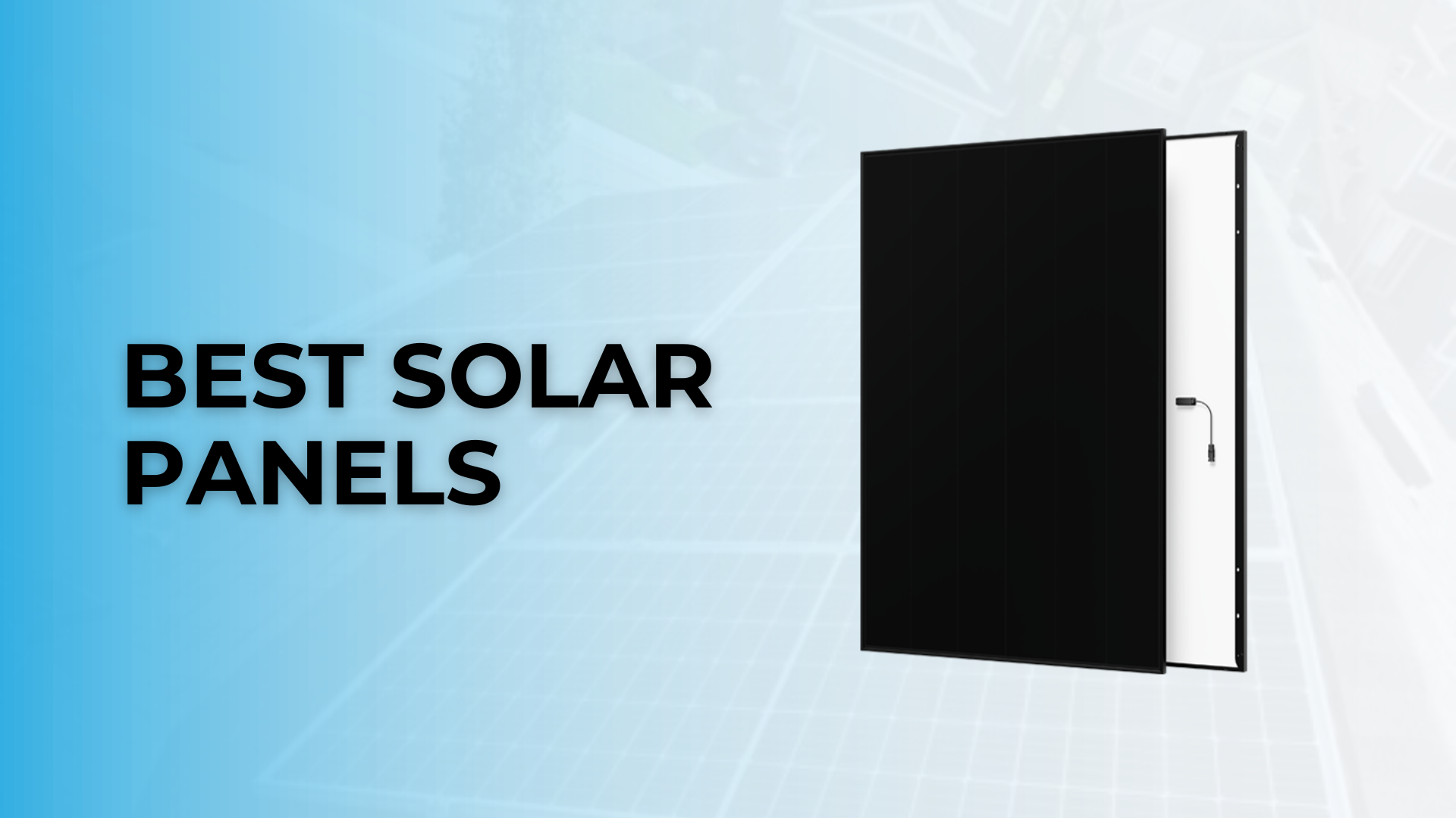 best solar panels