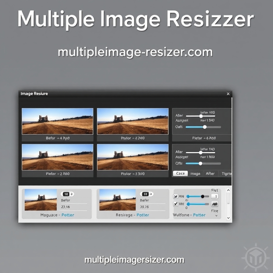 Smart Photo Resizer Tool