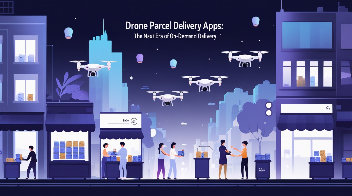 Drone Parcel Delivery Apps: The Next Era of On-Demand Delivery