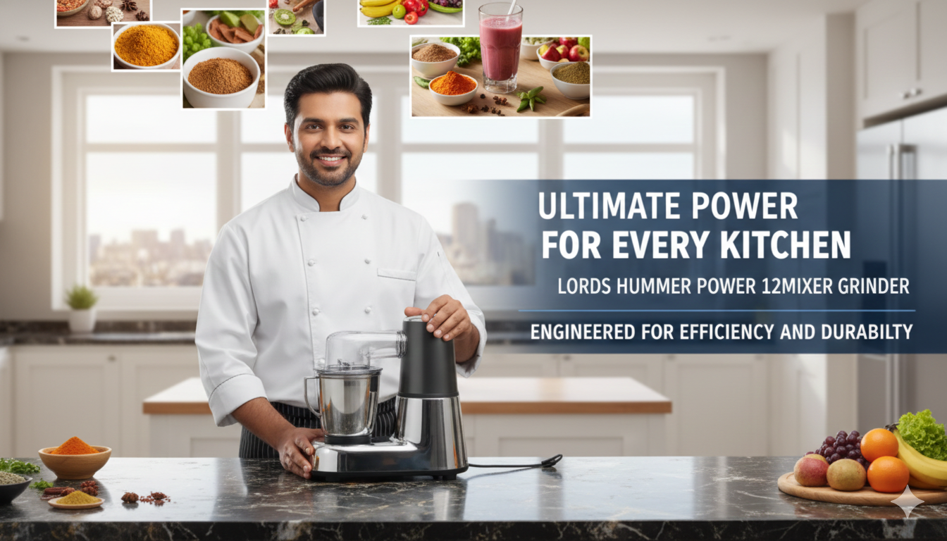 Lords Hummer Power 1200 Watts Mixer Grinder