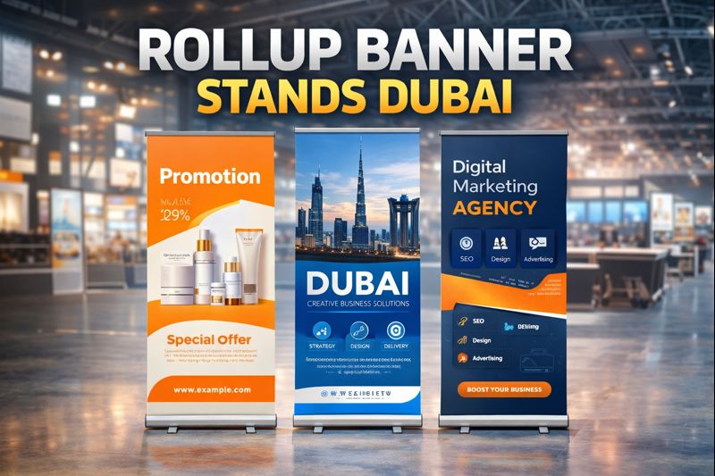Rollop banner stands dubai