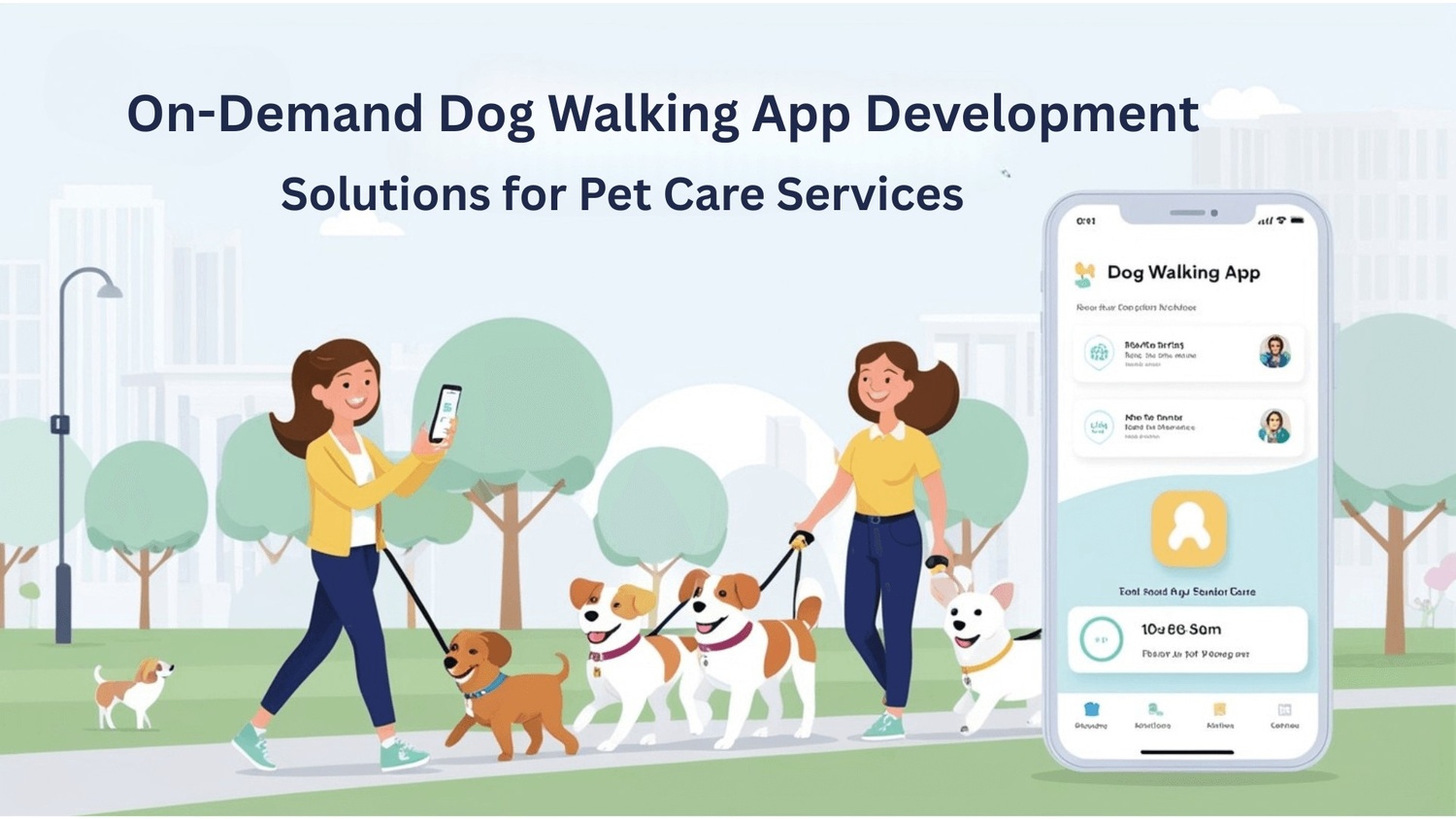 On-Demand Dog Walking App Development Solutions for Pet Care Services