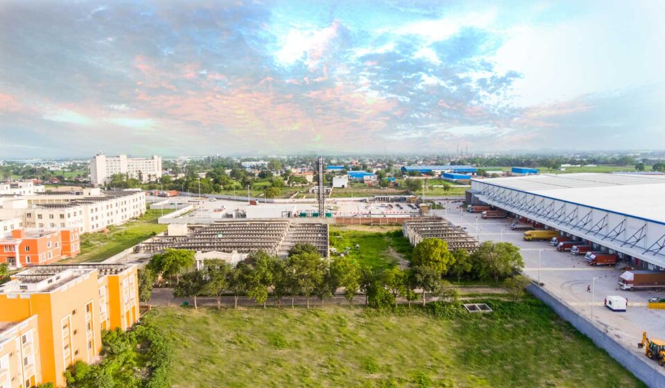 Amazon DEL 5, E-Commerce Fulfillment Centers in India, Skymettle, Grade A warehouse, Built-to-Suit, FM2 flooring, logistics park
