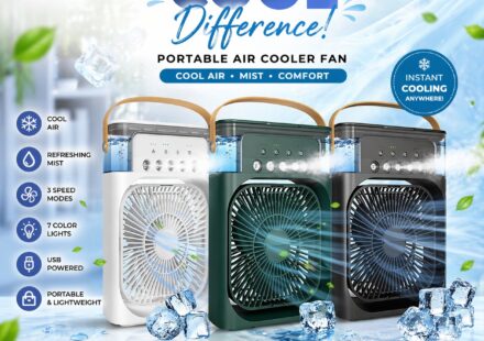 portable air cooler, mini air cooler fan, USB air cooler, cooling mist fan, portable cooling device, personal air cooler, eco-friendly cooler, USB mist fan for desk, Mini air cooler fan, Personal cooling device, Best mini fan with mist, MysticWrap cooling fan