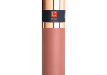 Copper Water Bottle, Eco-Friendly Hydration, Greek Terracotta Design, Leak-Proof Bottle, Pure Copper Benefits