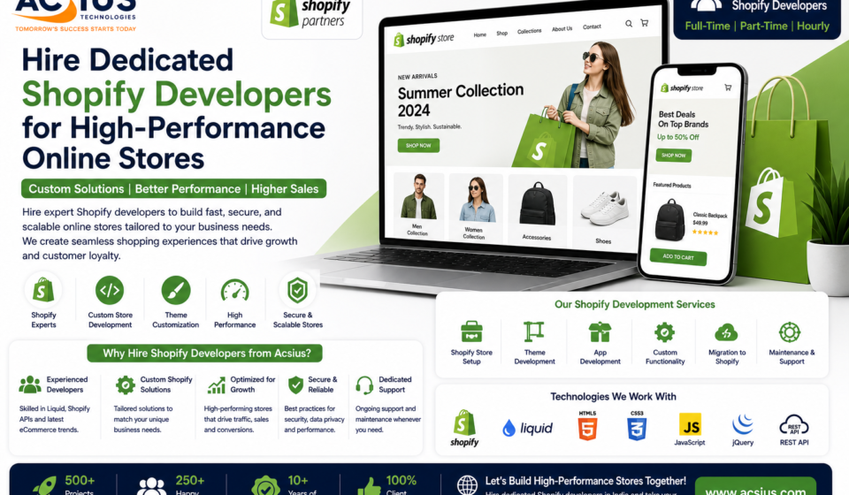 Hire Dedicated Shopify Developers