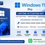 Windows 11 Pro, Lifetime License, Activation Key, Genuine Windows Key, 32-bit 64-bit, Windows Upgrade, Microsoft Windows