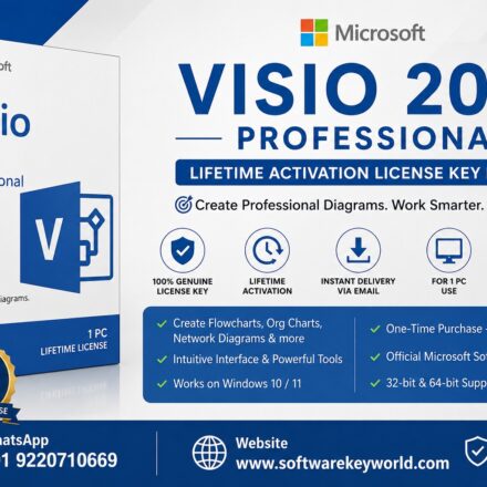 Visio 2019 Professional key, Visio lifetime license, Visio 1 PC activation, Microsoft Visio 2019 download, Visio product key, diagram software, Visio professional license
